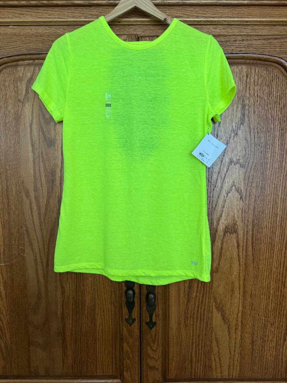 VIX Bright Neon Yellow Short Sleeve Tee